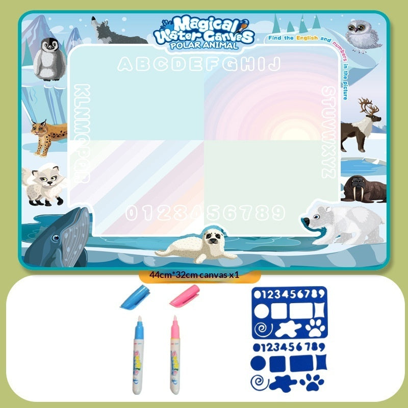 Water Canvas Large Reusable Drawing Mat For Kids