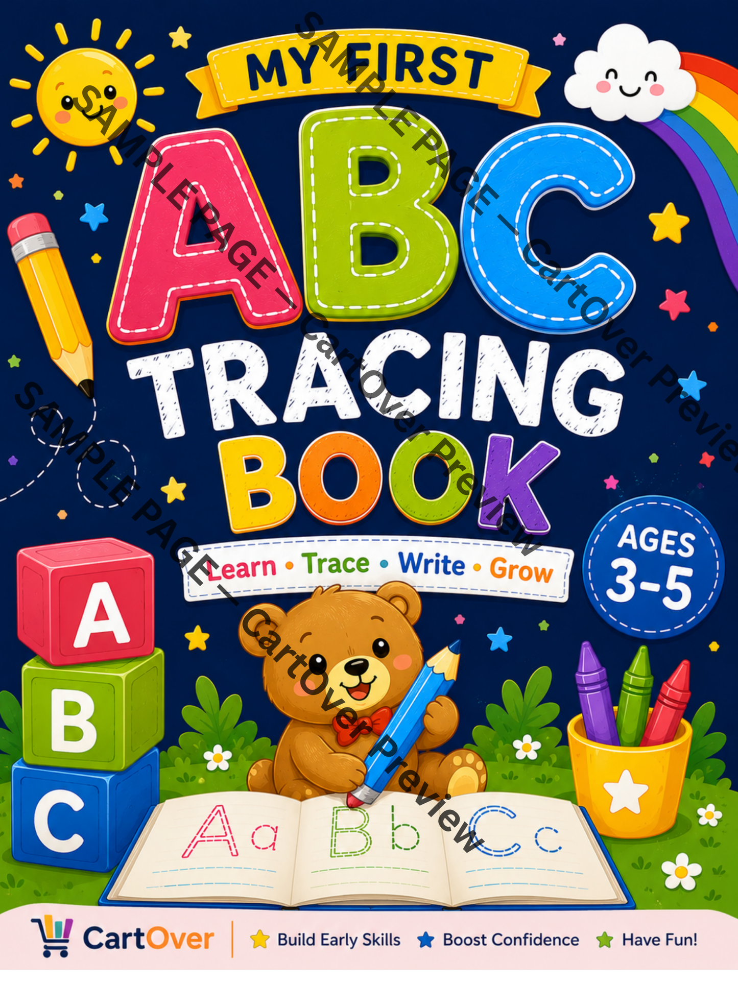 My First ABC Tracing Book - A Fun and Educational Workbook for Ages 3–5