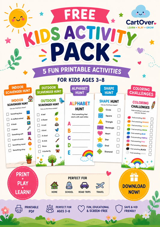 Scavenger Hunt FREE Kids Activity Pack PDF