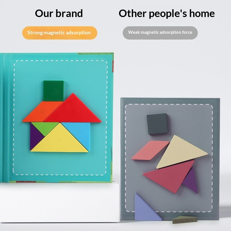 Childrens ABS Tangram Building Blocks Educational Puzzle Toy For Babies Perfect For Early Learning And Fun