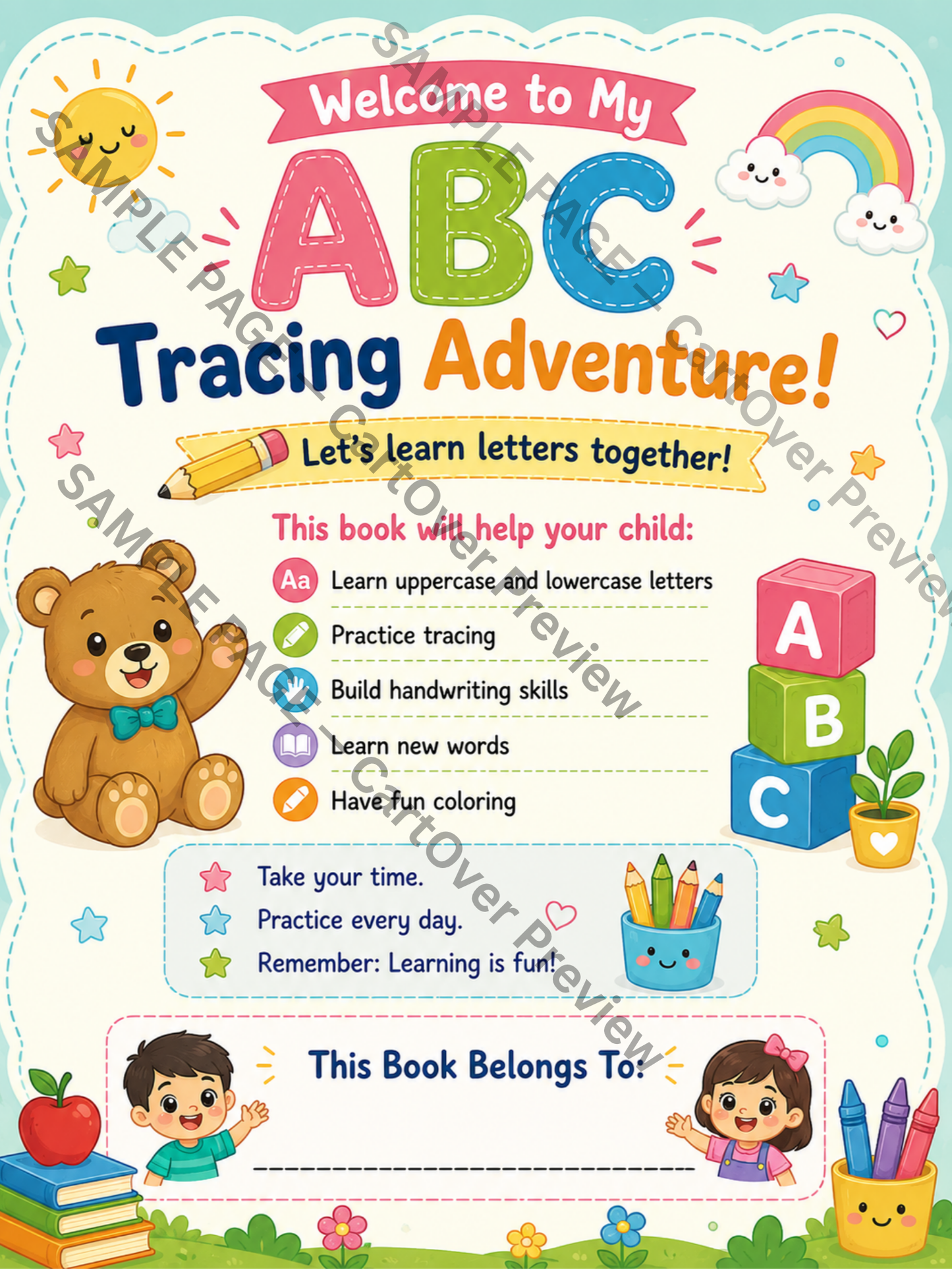 My First ABC Tracing Book - A Fun and Educational Workbook for Ages 3–5