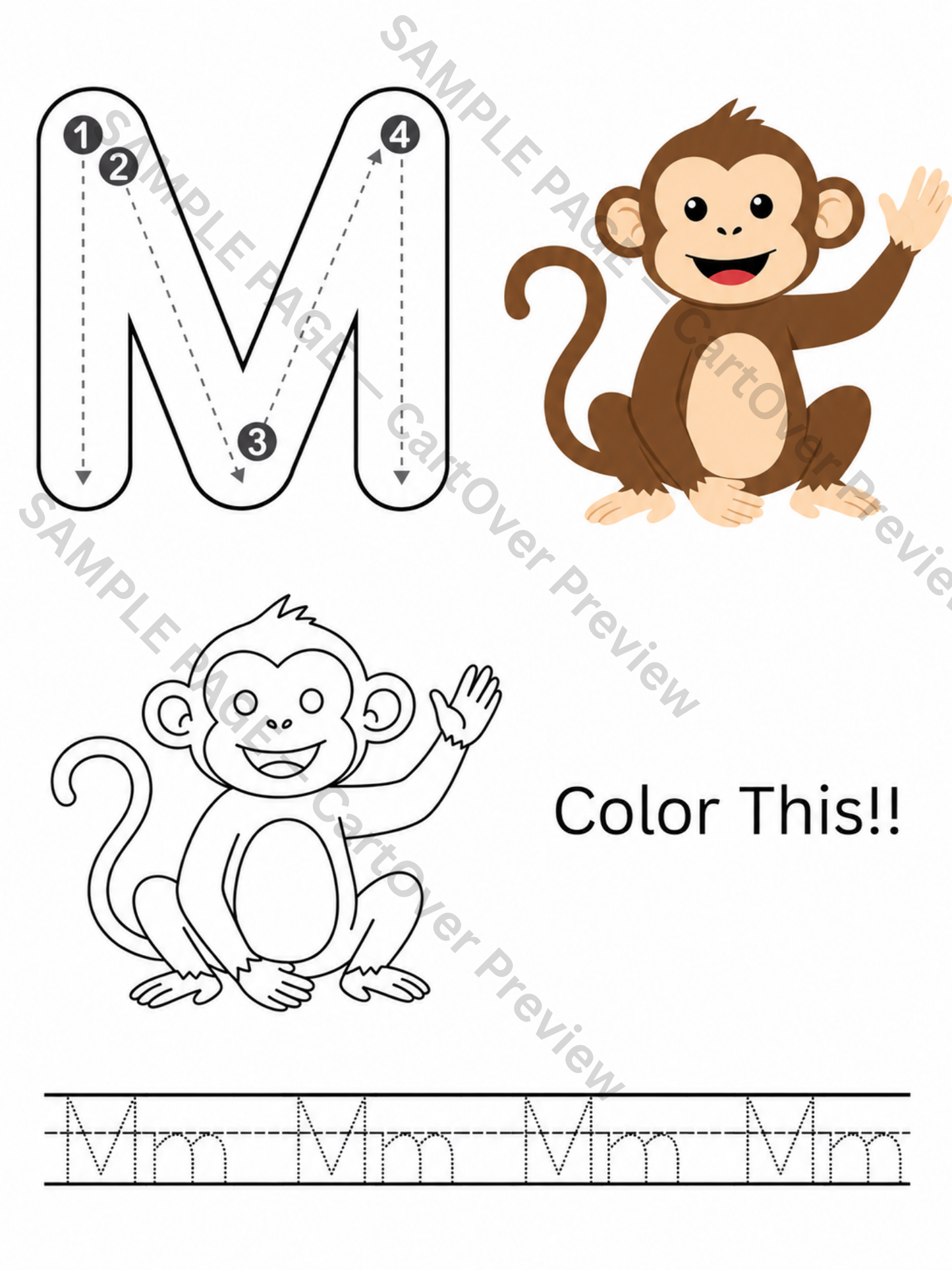 My ABC Tracing Book for Kids Ages 3+ | Printable Alphabet Writing & Coloring Workbook