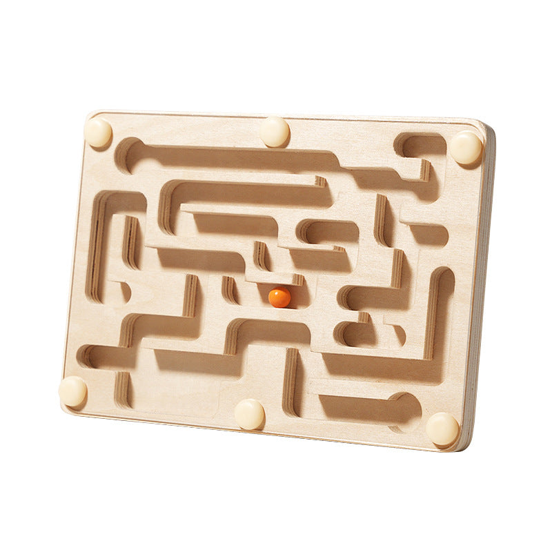 Magnetic Beads Puzzle Board – Montessori Learning Toy for Kids