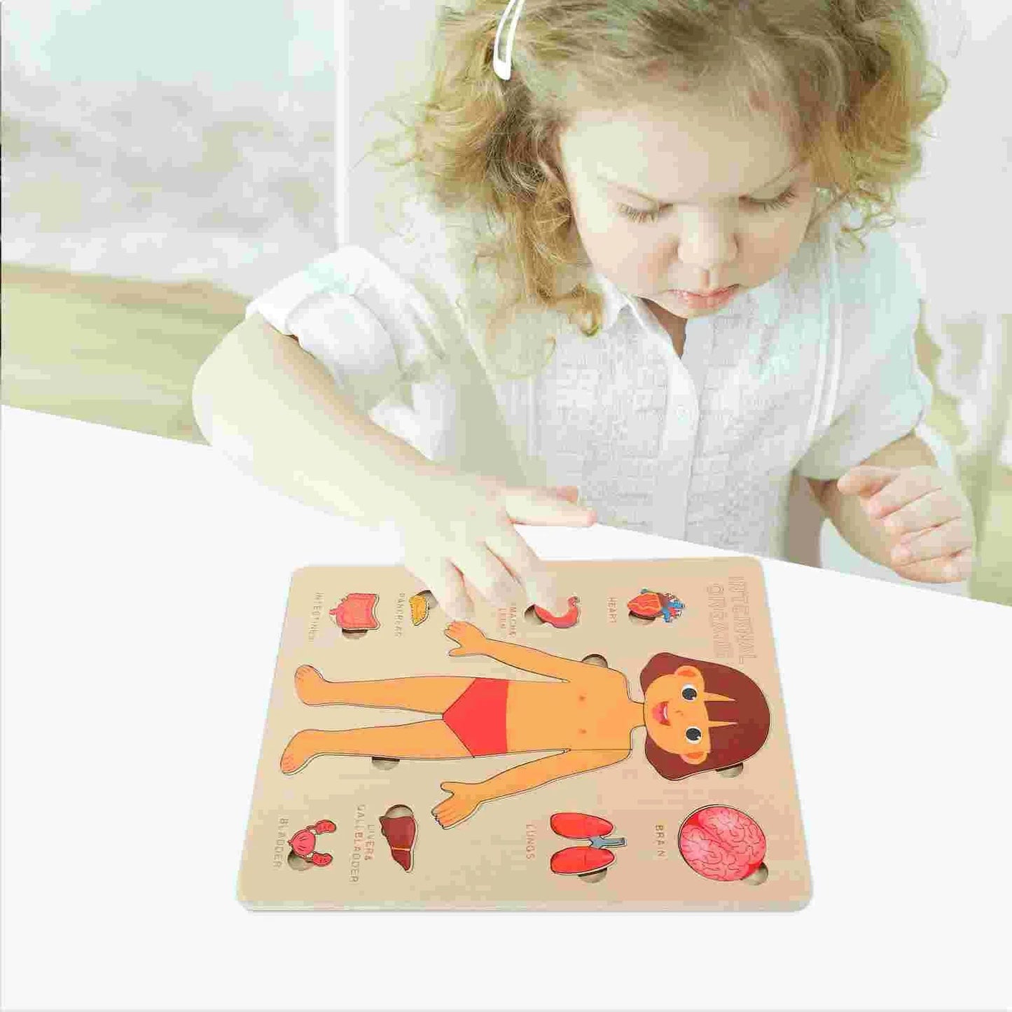 Human Body Puzzle for Kids – Montessori Learning Toy (Ages 3–6)