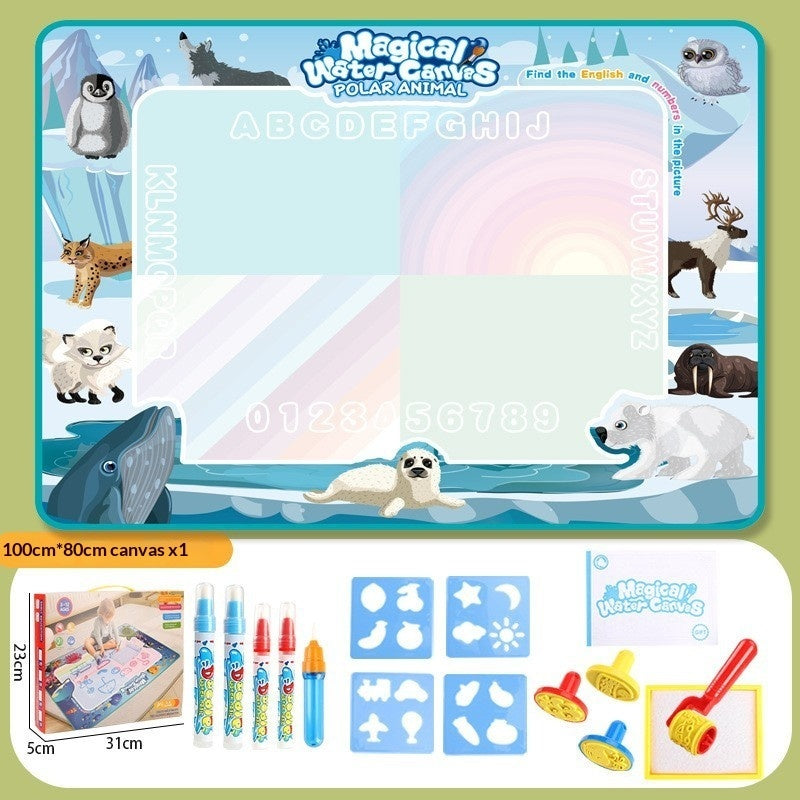 Water Canvas Large Reusable Drawing Mat For Kids