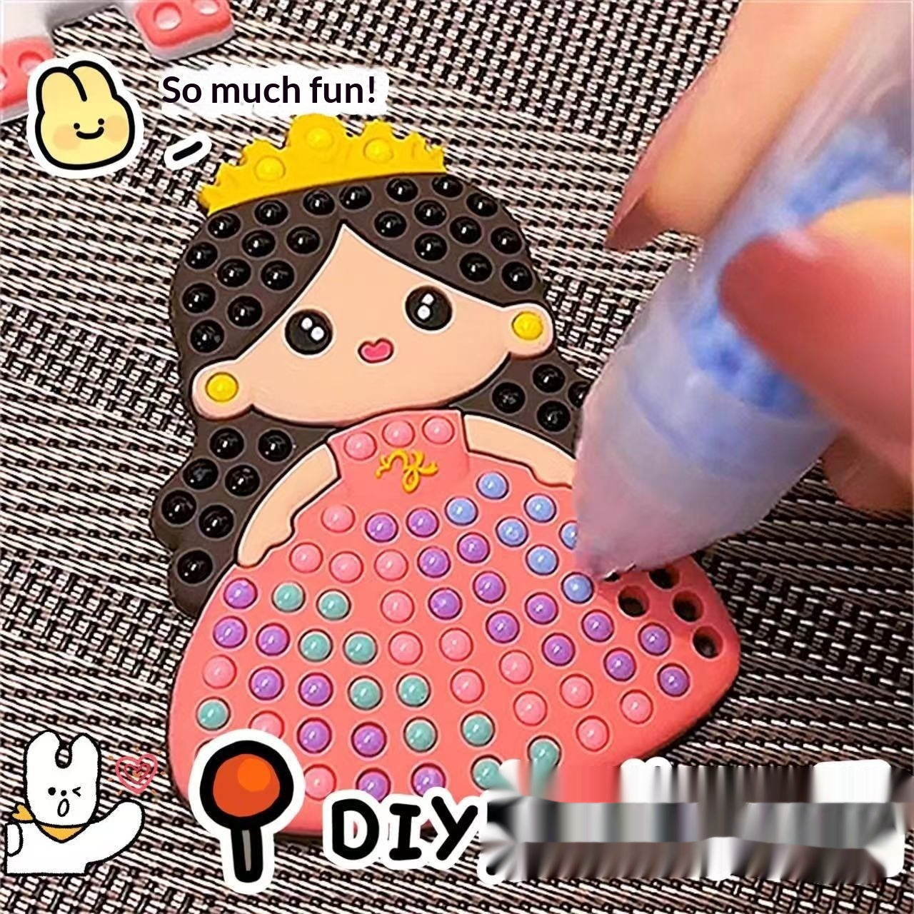 New Kids' DIY Handmade Beaded Mosaic Art