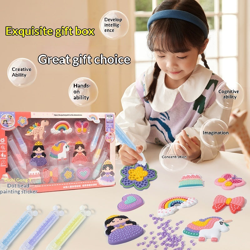 New Kids' DIY Handmade Beaded Mosaic Art