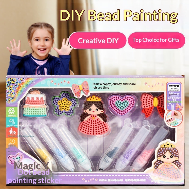 New Kids' DIY Handmade Beaded Mosaic Art