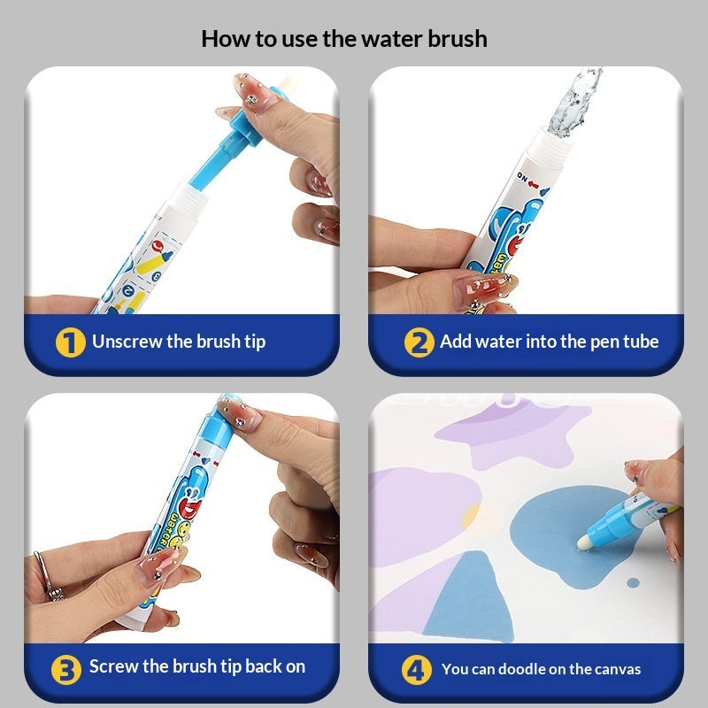 Water Canvas Large Reusable Drawing Mat For Kids