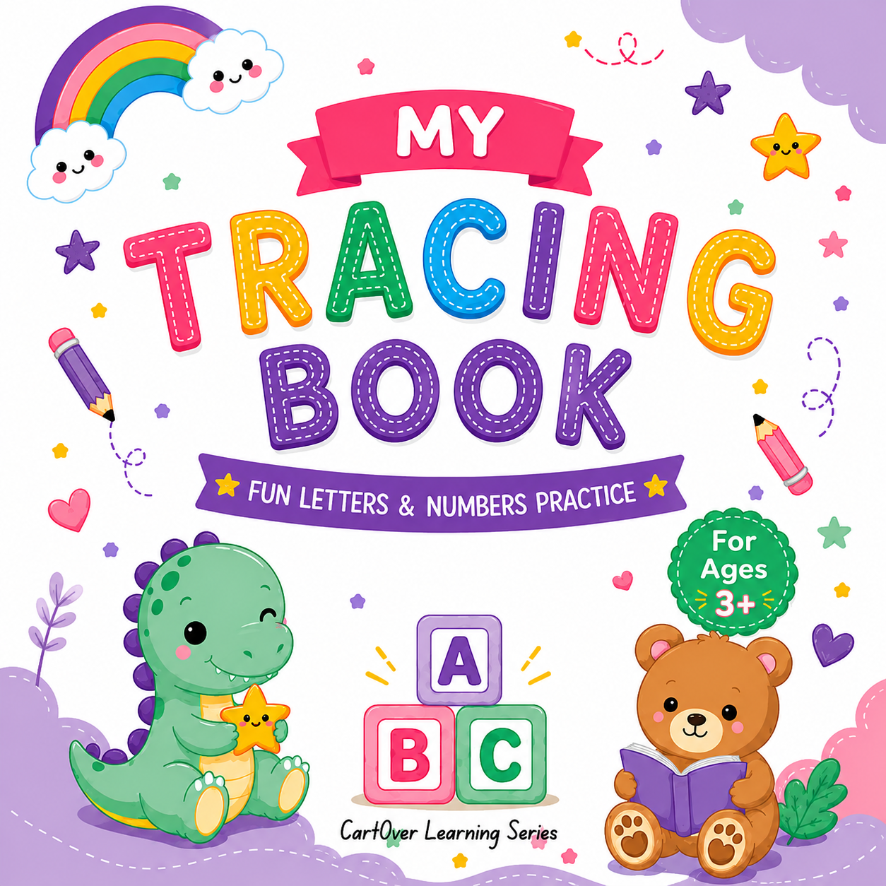 My ABC Tracing Book for Kids Ages 3+ | Printable Alphabet Writing & Coloring Workbook