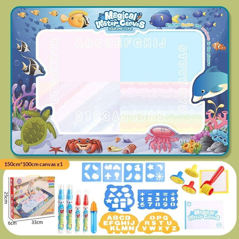 Water Canvas Large Reusable Drawing Mat For Kids