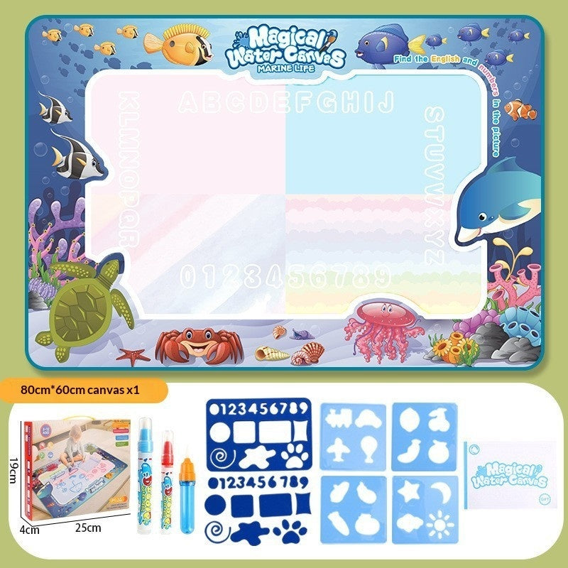 Water Canvas Large Reusable Drawing Mat For Kids