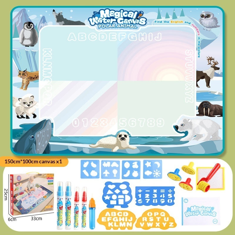 Water Canvas Large Reusable Drawing Mat For Kids